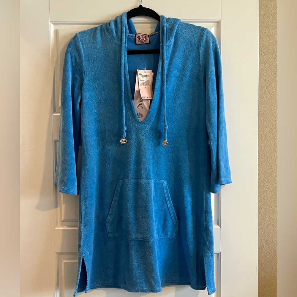 Juicy Couture Sky Blue Swimsuit Cover Size S